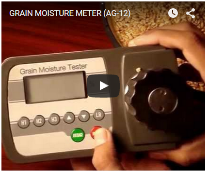Grain Moisture Meter For Paddy Demonstration Video